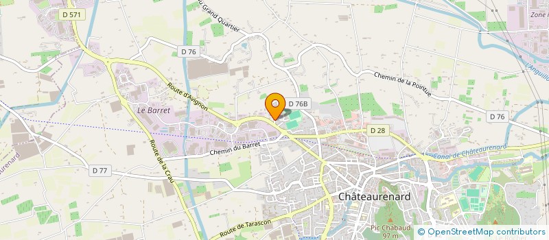 localisation de l'entreprise MADAME CANDICE PALA  CHATEAURENARD