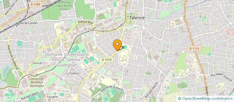 localisation de l'entreprise MADAME CANDICE PLANA à TALENCE