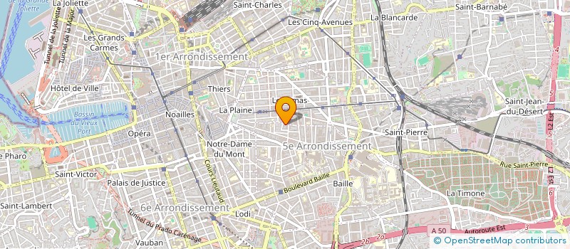 localisation de l'entreprise MADAME CANDICE POUSTOLY à MARSEILLE