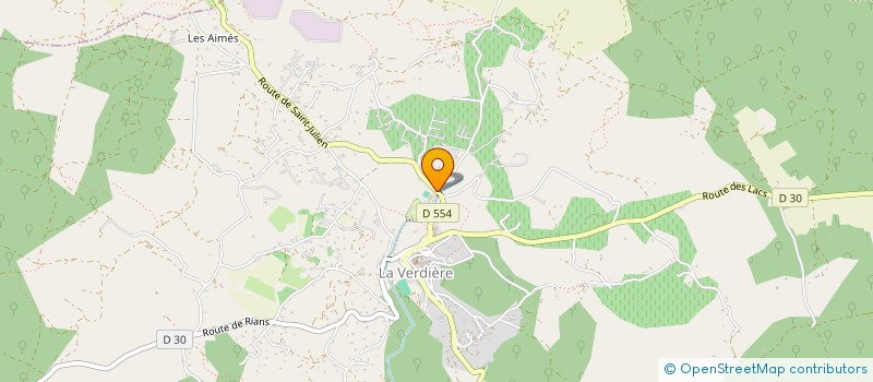 localisation de l'entreprise MADAME CANDICE RODRIGUEZ  LA VERDIERE