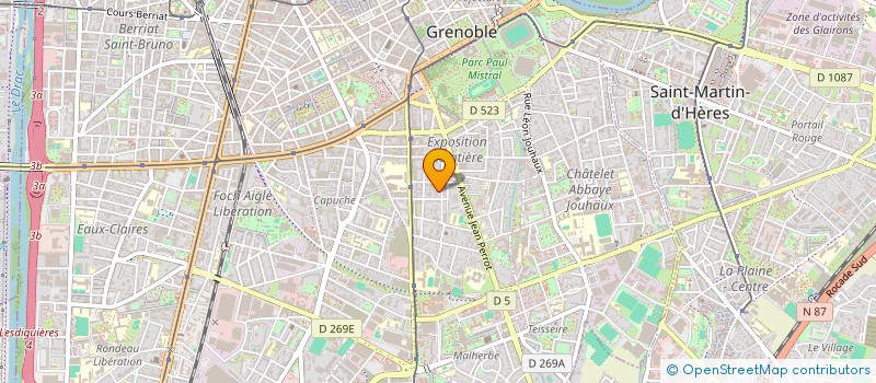 localisation de l'entreprise MADAME CANDICE ROVERE à GRENOBLE