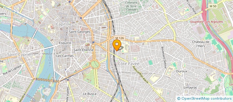 localisation de l'entreprise MADAME CANDICE RUMEAU  TOULOUSE