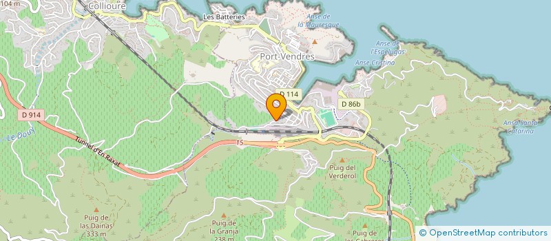 localisation de l'entreprise MADAME CANDICE SABADIE  PORT-VENDRES