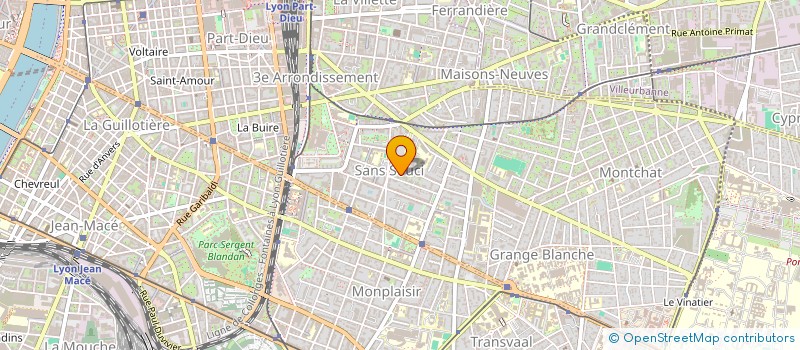 localisation de l'entreprise MADAME CANDICE SAKREF à LYON