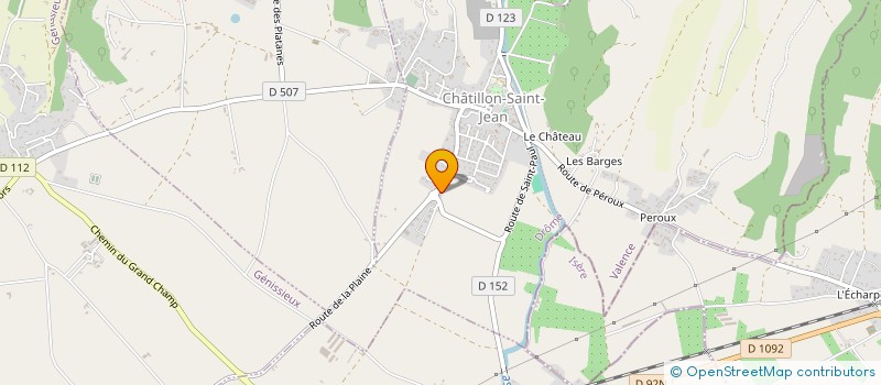 localisation de l'entreprise MADAME CANDICE SIMO  CHATILLON-SAINT-JEAN