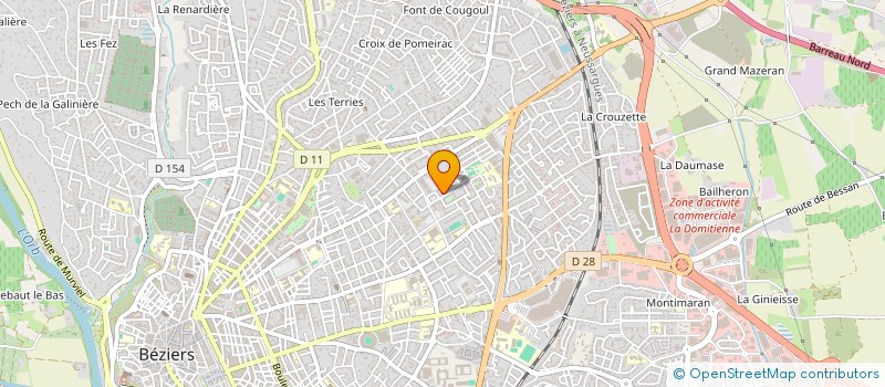 localisation de l'entreprise MADAME CANDICE THIOLIERE  BEZIERS