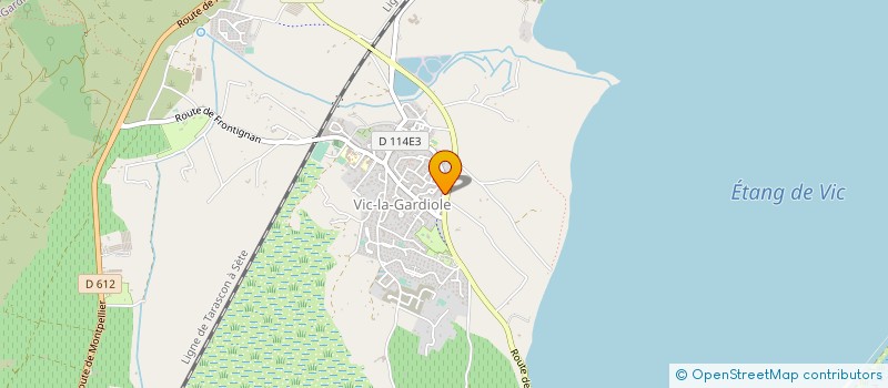 localisation de l'entreprise MADAME CANDICE URPIN  VIC-LA-GARDIOLE