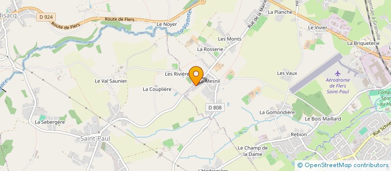 localisation de l'entreprise MADAME CANDICE VALLET  LA LANDE-PATRY