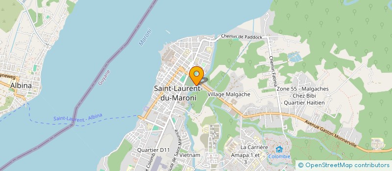 localisation de l'entreprise MADAME CANDIDA HERNANDEZ LUPERON à SAINT-LAURENT-DU-MARONI