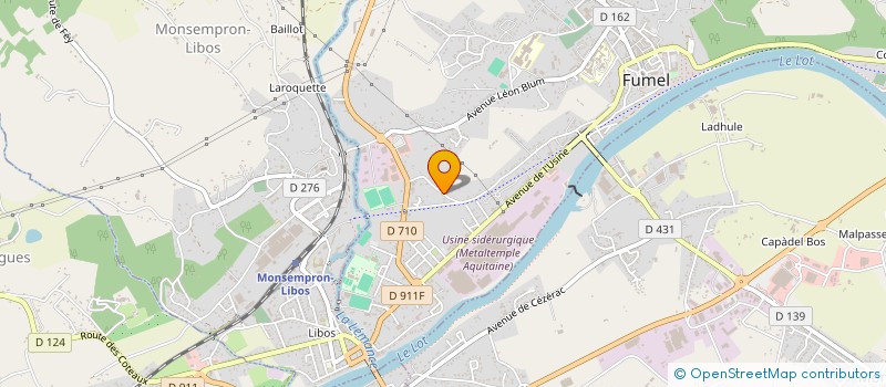 localisation de l'entreprise MADAME CANDIDA MARTINS DIAS MORAIS  FUMEL