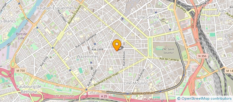 localisation de l'entreprise MADAME CANDIDE MAILLARD à LILLE