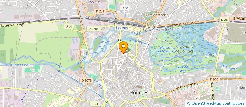 localisation de l'entreprise MADAME CANDIDE PECHIN à BOURGES