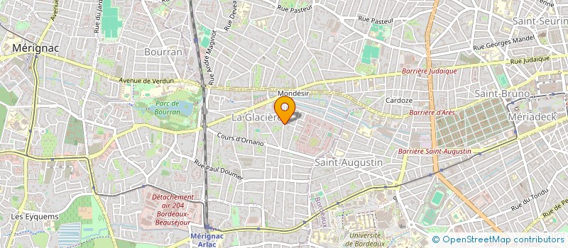 localisation de l'entreprise MADAME CANDIE CHERRIER  MERIGNAC