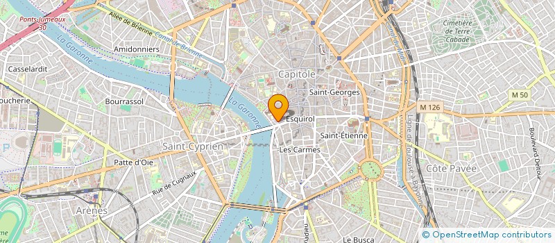 localisation de l'entreprise MADAME CANDIE CONTARET  TOULOUSE