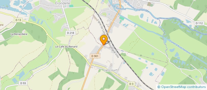 localisation de l'entreprise MADAME CANDIE GARNIER  PONT-REMY