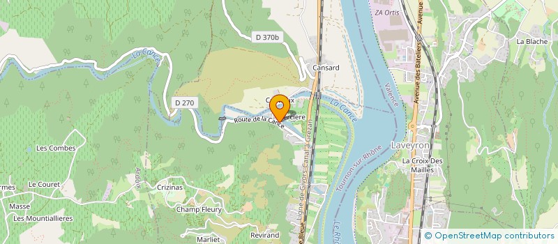 localisation de l'entreprise MADAME CANDIE JOLLY  SARRAS