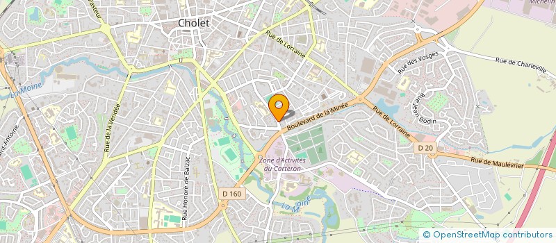 localisation de l'entreprise MADAME CANDIE PLISSON à CHOLET