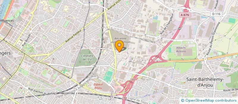 localisation de l'entreprise MADAME CANDY ANDRE  ANGERS