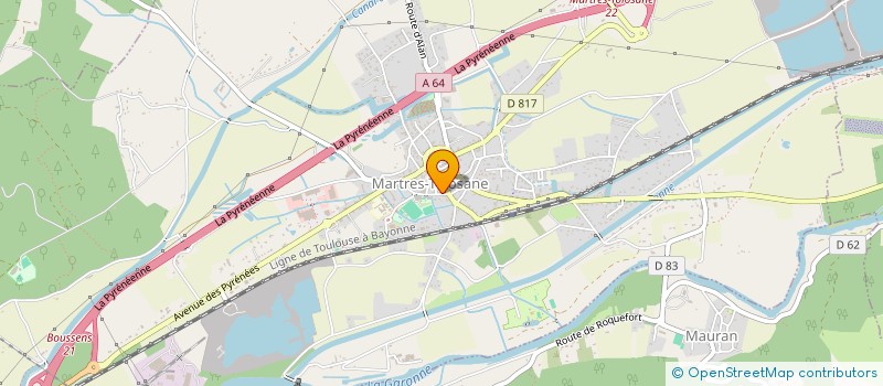 localisation de l'entreprise MADAME CANDY BERGES  MARTRES-TOLOSANE