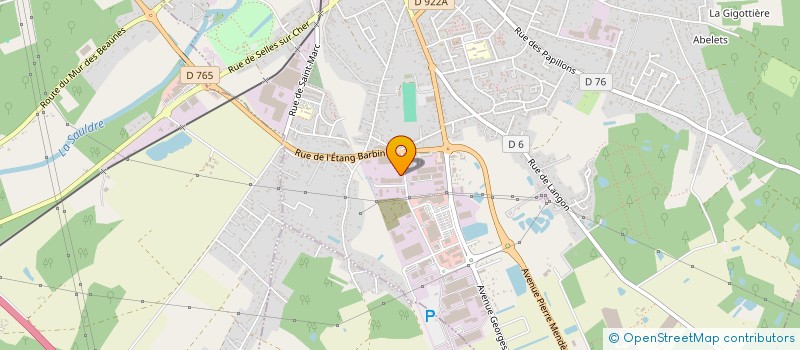 localisation de l'entreprise MADAME CANDY CHIRA  ROMORANTIN-LANTHENAY