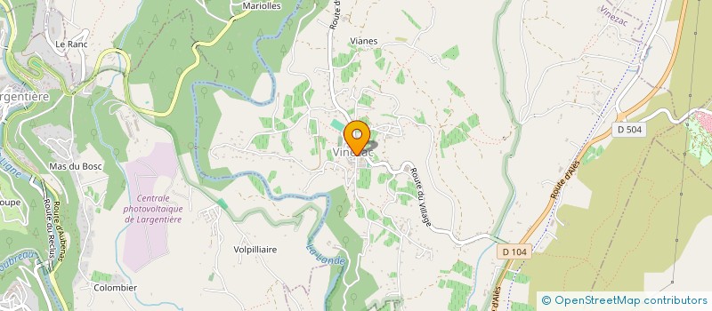 localisation de l'entreprise MADAME CANDY COURBIS  VINEZAC