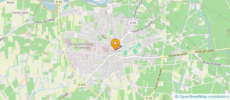 localisation de l'entreprise MADAME CANDY DAUMAS  CAMARET-SUR-AIGUES