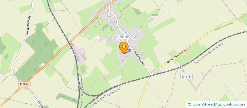 localisation de l'entreprise MADAME CANDY HOFFMANN  HONNECHY