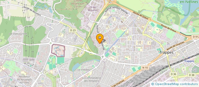 localisation de l'entreprise MADAME CANDY HORNECK  TRAPPES