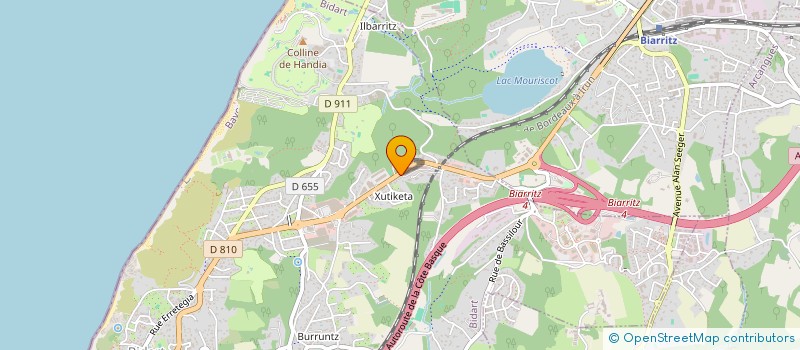 localisation de l'entreprise MADAME CANDY LABBE à BIDART