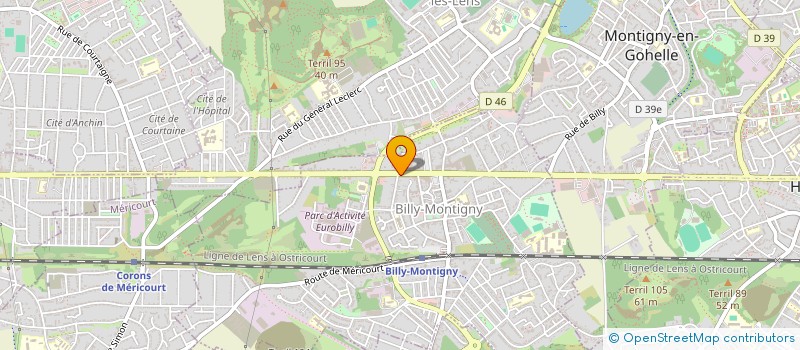 localisation de l'entreprise MADAME CANDY LHERBIER à BILLY-MONTIGNY