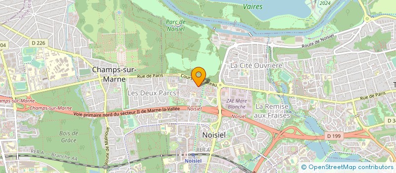 localisation de l'entreprise MADAME CANDY MARC-ANTOINE  NOISIEL