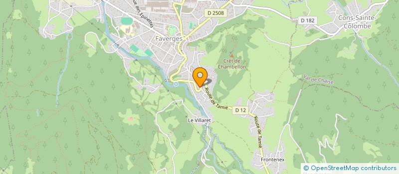 localisation de l'entreprise MADAME CANDY MEKIDECHE  FAVERGES-SEYTHENEX