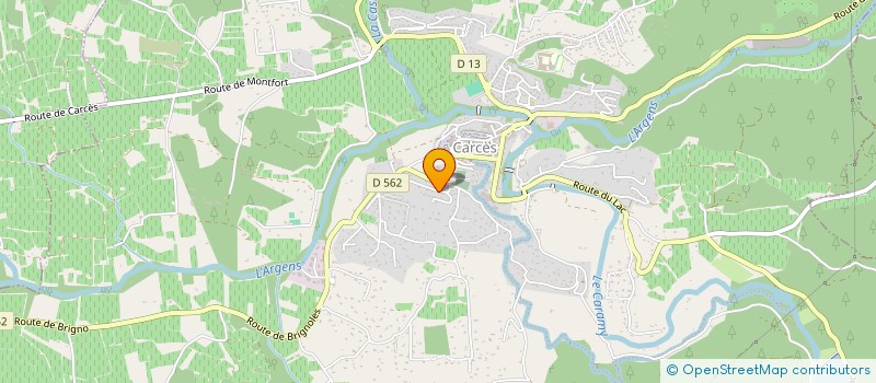 localisation de l'entreprise MADAME CANDY OLIVERO  CARCES