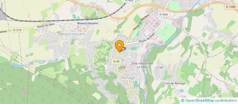 localisation de l'entreprise MADAME CANDY PEREIRA REIS  RENAGE