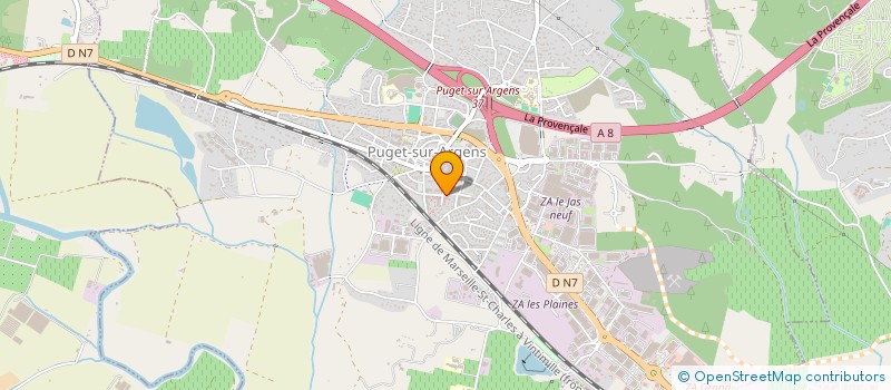 localisation de l'entreprise MADAME CANDY TOURSCHER  PUGET-SUR-ARGENS