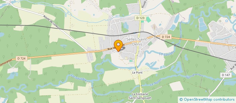 localisation de l'entreprise MADAME CANDY VIGET  SELLES SAINT DENIS