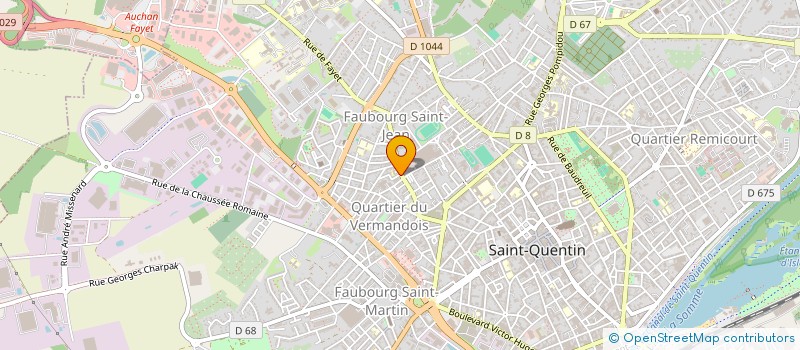 localisation de l'entreprise MADAME CANDYCE BOCQUET  SAINT-QUENTIN