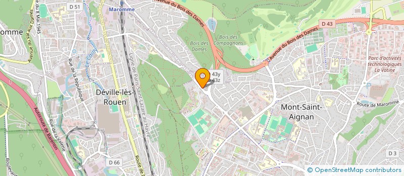 localisation de l'entreprise MADAME CANDYCE CONTRERAS à MONT-SAINT-AIGNAN