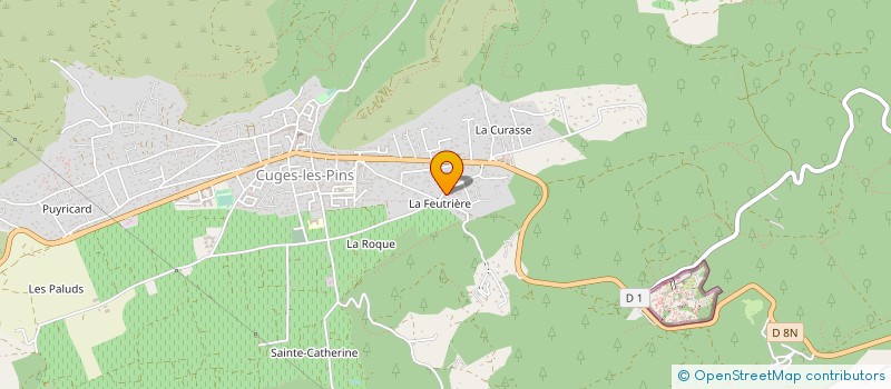 localisation de l'entreprise MADAME CANDYCE FIORI  CUGES-LES-PINS