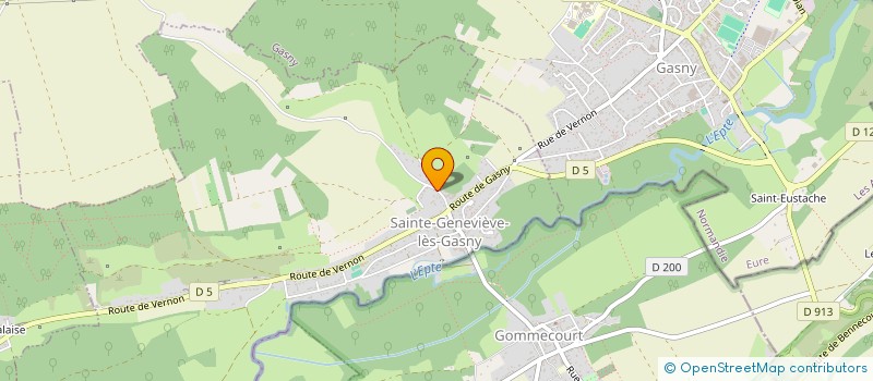 localisation de l'entreprise MADAME CANDYCE LOURACO  STE GENEVIEVE LES GASNY