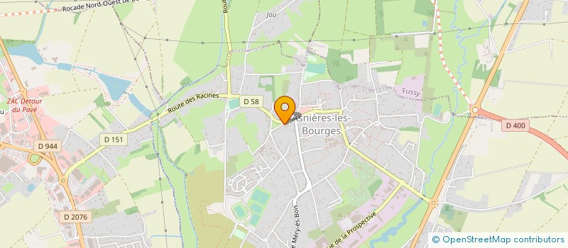 localisation de l'entreprise MADAME CANDYLENE JOUSSE  BOURGES