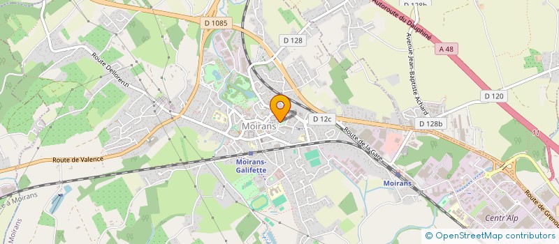 localisation de l'entreprise MADAME CANELLE AGAY  MOIRANS