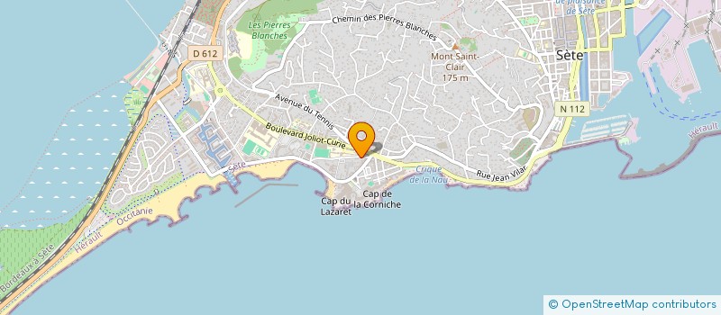 localisation de l'entreprise MADAME CANELLE CIPOLAT  SETE