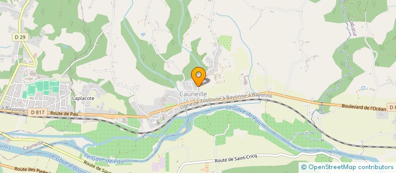 localisation de l'entreprise MADAME CANELLE FAUTHOUX  CAUNEILLE