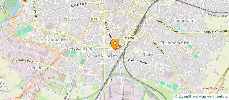 localisation de l'entreprise MADAME CANELLE MASKO  NIORT