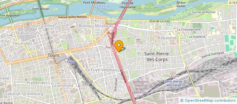 localisation de l'entreprise MADAME CANELLE PENOT  SAINT-PIERRE-DES-CORPS