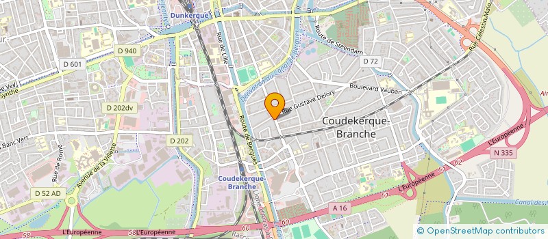 localisation de l'entreprise MADAME CANIS LESAGE  COUDEKERQUE-BRANCHE