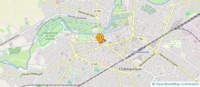 localisation de l'entreprise MADAME CANNELLE AUCLAIR à CHATEAUROUX