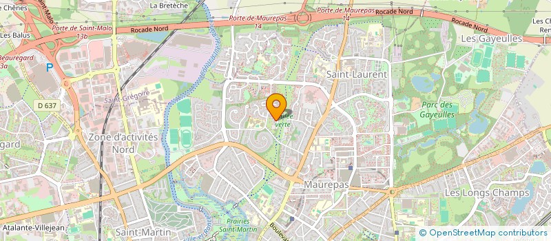 localisation de l'entreprise MADAME CANNELLE BEGOUG  RENNES