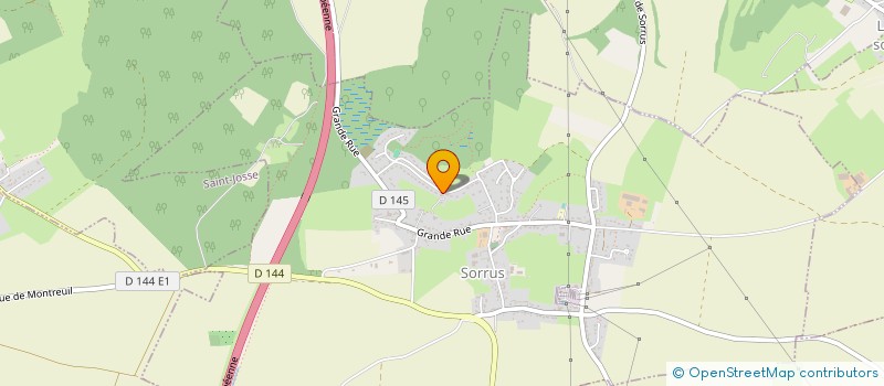 localisation de l'entreprise MADAME CANNELLE FOURDRINIER  SORRUS